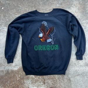 XXL black Oregon crewneck
